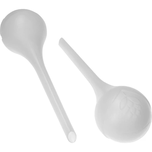 Σφαίρες ποτίσματος για φυτά, λευκές ημιδιαφανείς, 400 ml, 4 τεμ. - 2