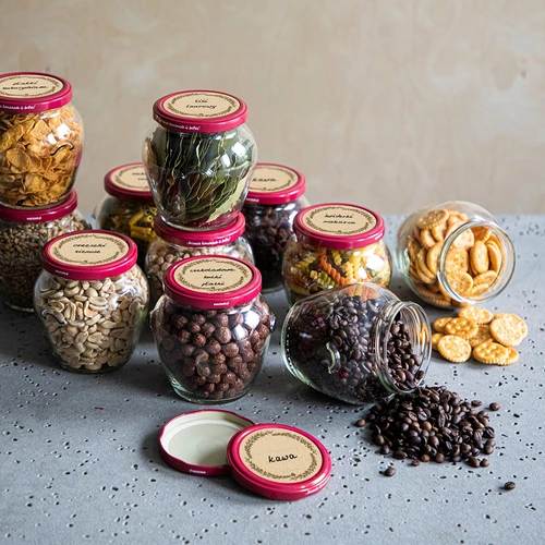 Στρογγυλές ετικέτες Ø 66,5 mm για καπάκια/βάζα - 20 τεμ - 5