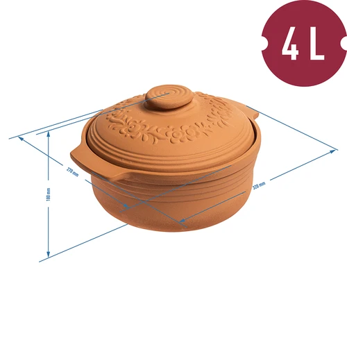 Στρογγυλή ρωμαϊκή γάστρα 4L - 5