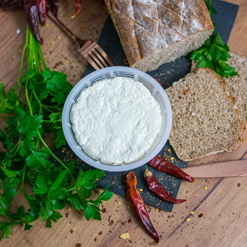 Στρογγυλό καλούπι τυροκομίας Ø 13 x 7 cm για 500 g - 5