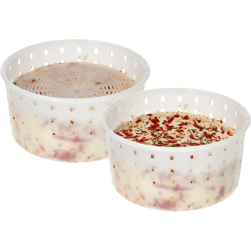 Στρογγυλό καλούπι τυροκομίας Ø 13 x 7 cm για 800 g - 4