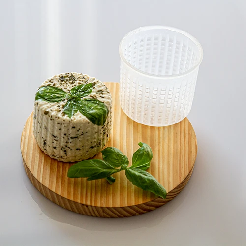 Στρογγυλό καλούπι τυροκομίας Ø 8,4 x 7,4 cm για 250 g - 2