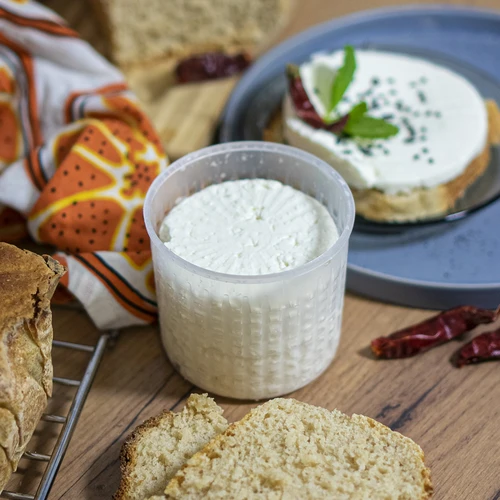 Στρογγυλό καλούπι τυροκομίας Ø 8,4 x 7,4 cm για 250 g - 4