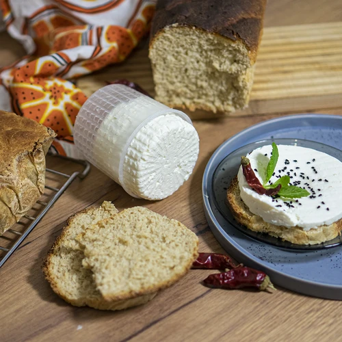 Στρογγυλό καλούπι τυροκομίας Ø 8,4 x 7,4 cm για 250 g - 5