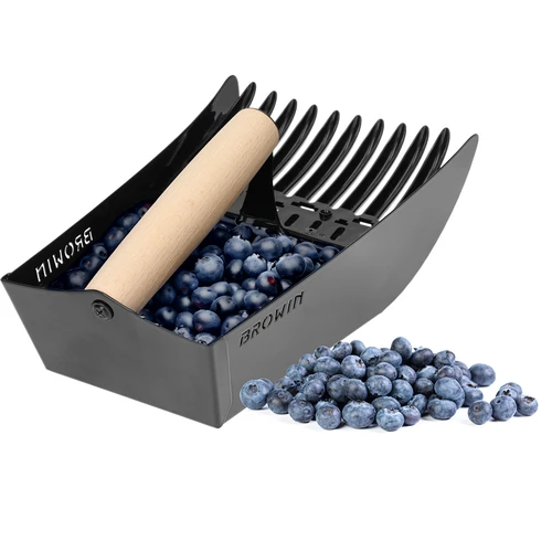 Συλλέκτης μικρών φρούτων, μεταλλικός, μαύρος - 5