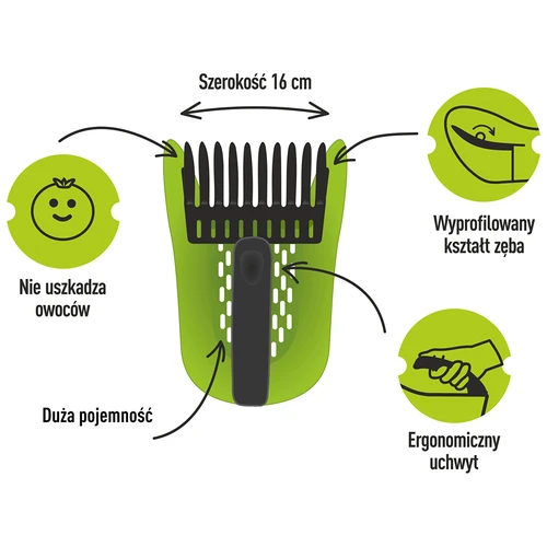 Συλλέκτης μικρών φρούτων, πράσινος, από πλαστικό - 7