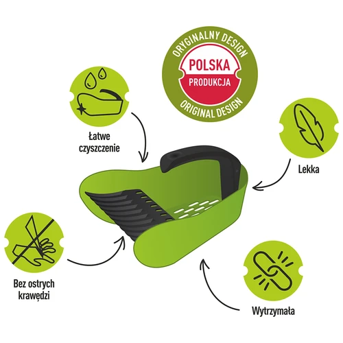 Συλλέκτης μικρών φρούτων, πράσινος, από πλαστικό - 8