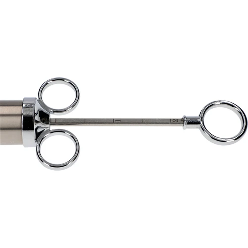 Σύριγγα έγχυσης από ανοξείδωτο ατσάλι 60 ml + 2 βελόνες - 6