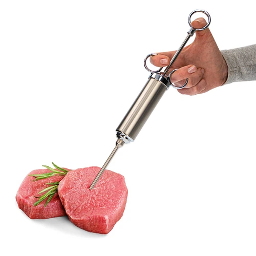 Σύριγγα έγχυσης από ανοξείδωτο ατσάλι 60 ml + 2 βελόνες - 8