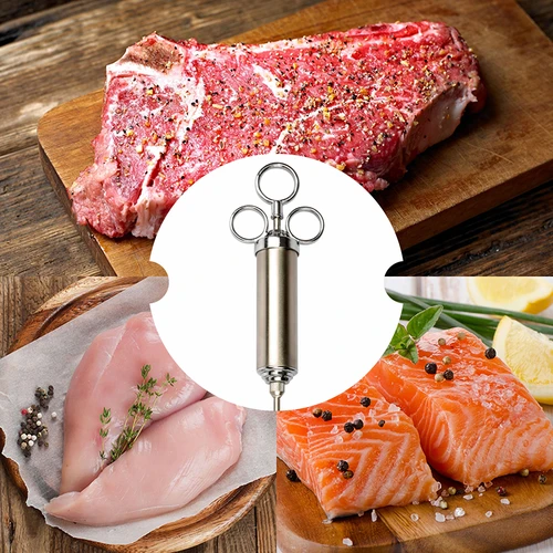 Σύριγγα έγχυσης από ανοξείδωτο ατσάλι 60 ml + 2 βελόνες - 10