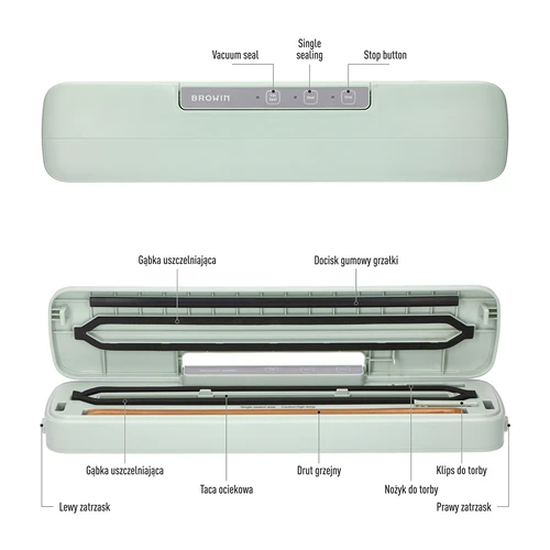 Συσκευαστής κενού - γενικής χρήσης, φιστικί - 8