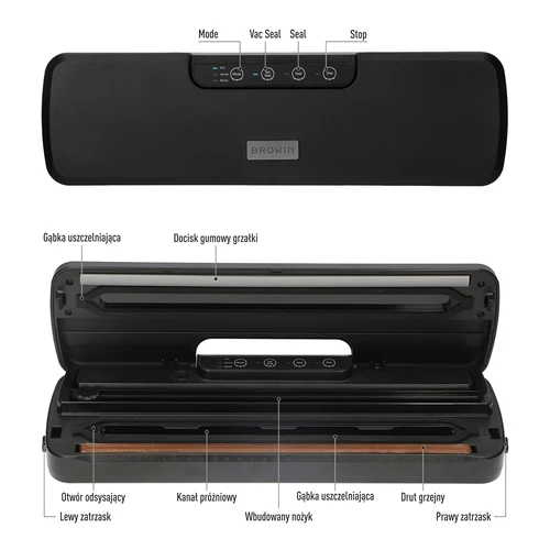 Συσκευαστής κενού - πολυλειτουργικός, μαύρος - 8