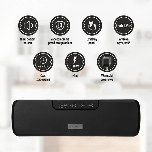 Συσκευαστής κενού - πολυλειτουργικός, μαύρος - 7