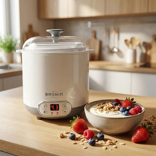 Συσκευή παρασκευής τυριού και γιαουρτιού με θερμοστάτη 1,5 L - 12