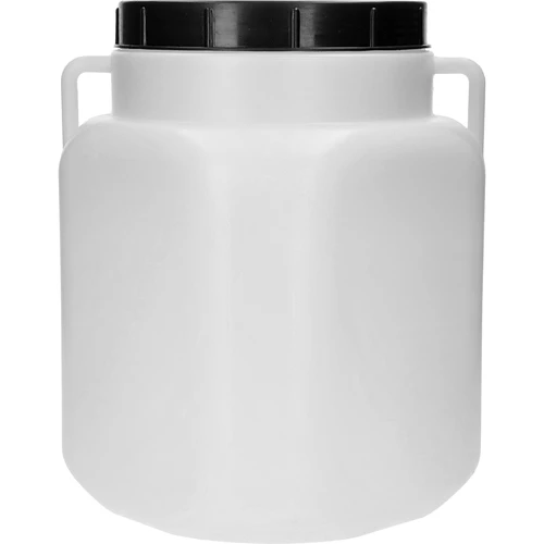 Τετράγωνο βαρέλι 30 L, λευκό, με χερούλια, Sterk - 2