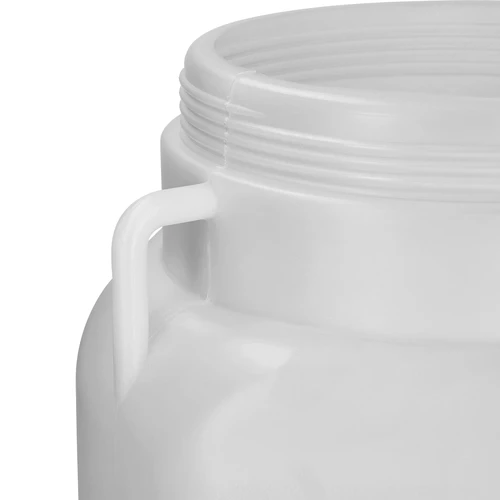 Τετράγωνο βαρέλι 30 L, λευκό, με χερούλια, Sterk - 7