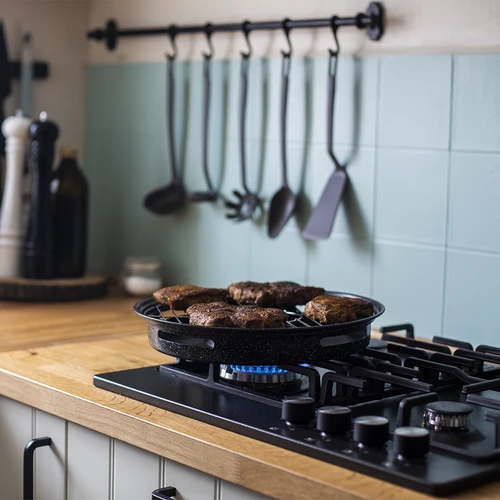 Τηγάνι γκριλ με σχάρα - 4