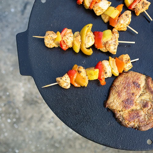 Τηγάνι γκριλ, χυτοσιδηρό, Ø 44 cm - 16