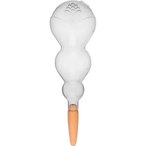 Τριπλή (τριών θαλάμων) μπάλα ποτίσματος, διάφανη άχρωμη, με κεραμική ακίδα, 600 ml