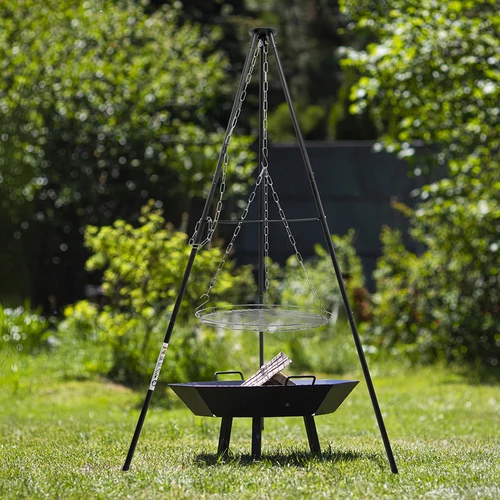 Τρίποδο για φωτιά με σχάρα, 150 cm - 6