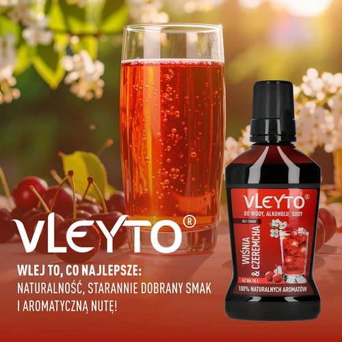 VLEYTO Κεράσι & Αγριοκερασιά – εσάνς γεύσης με φυσικά αρώματα, 250 ml - 6