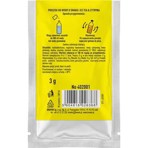 Vsypto Ice Tea Λεμόνι - σετ 15x3g - 4