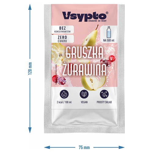 VSYPTO με γεύση Αχλάδι & Κράνμπερι, 3 g - 4