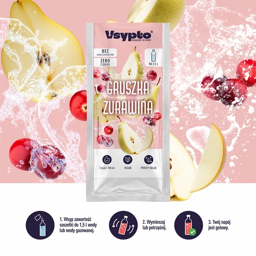 VSYPTO με γεύση αχλάδι-κράνμπερι, 9g - 5