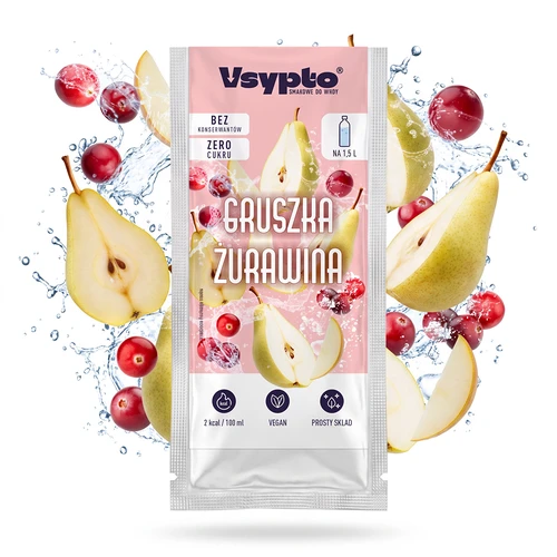 VSYPTO με γεύση αχλάδι-κράνμπερι, 9g