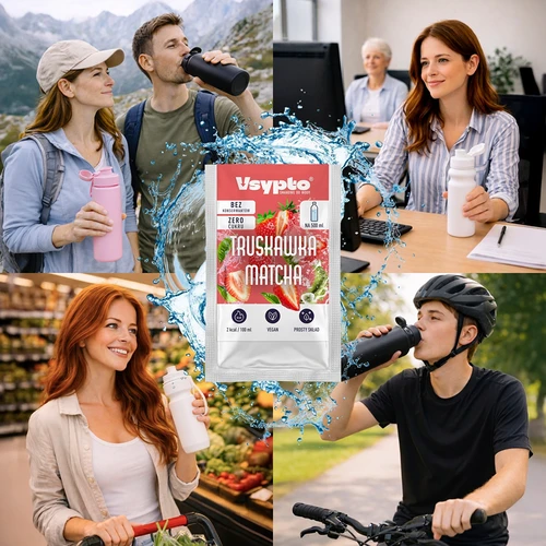 VSYPTO με γεύση Φράουλα Matcha, 3g - 7