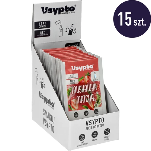 VSYPTO με γεύση Φράουλα Matcha, 3g - 9