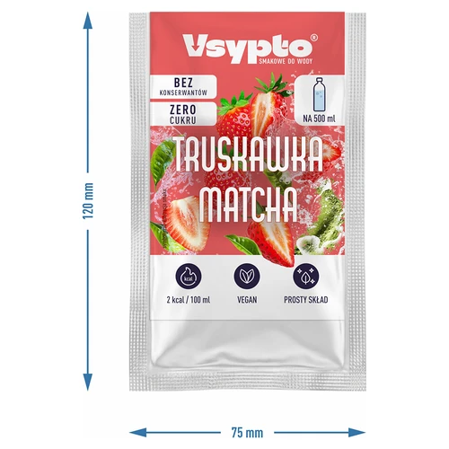 VSYPTO με γεύση Φράουλα Matcha, 3g - 4