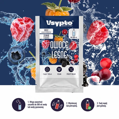 VSYPTO με γεύση Φρούτα του Δάσους, 3g - 5