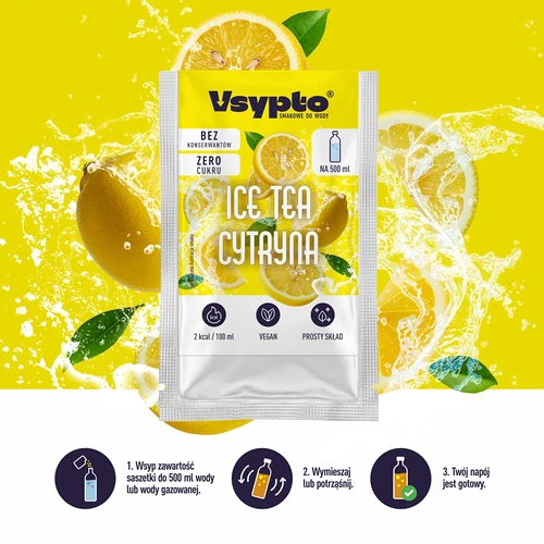 VSYPTO με γεύση Ice Tea Λεμόνι, 3g - 5
