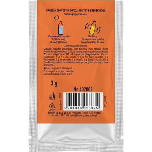 VSYPTO με γεύση Ice Tea Ροδάκινο, 3g - 3