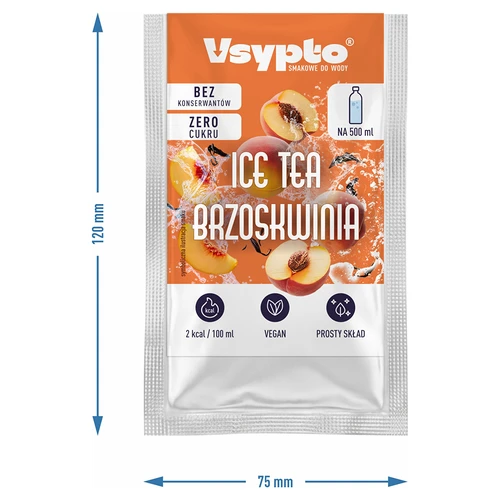 VSYPTO με γεύση Ice Tea Ροδάκινο, 3g - 4