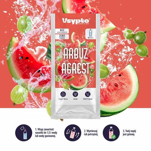 VSYPTO με γεύση Καρπούζι & Αγριοφραγκοστάφυλο, 9 g - 5