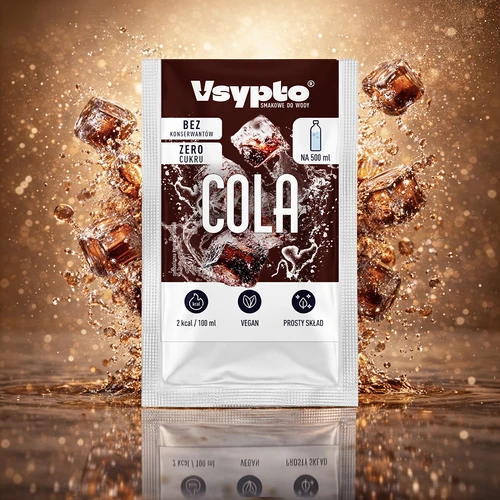 Vsypto με γεύση κόλα - αρωματική σκόνη για νερό, 3 g