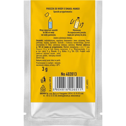 VSYPTO με γεύση μάνγκο, 3g - 3