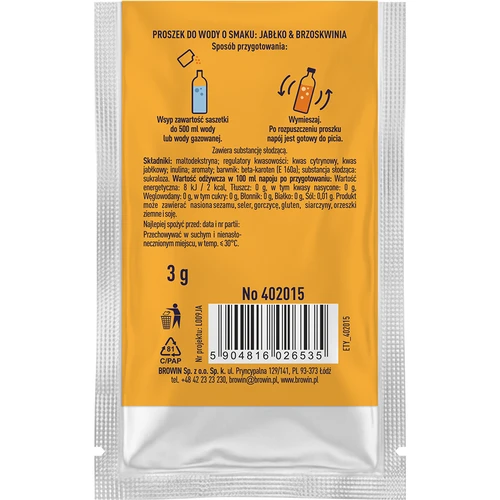 VSYPTO με γεύση Μήλο & Ροδάκινο, 3 g - 3