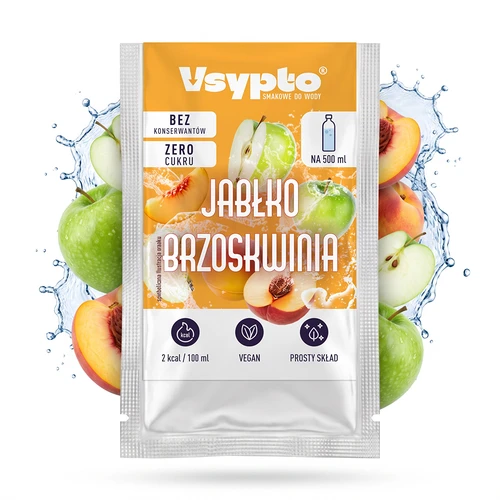 VSYPTO με γεύση Μήλο & Ροδάκινο, 3 g