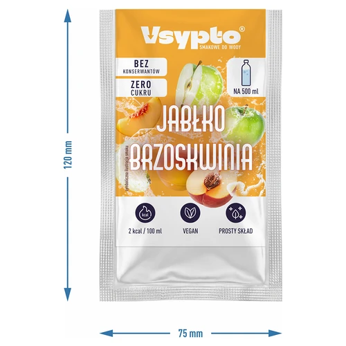 VSYPTO με γεύση Μήλο & Ροδάκινο, 3 g - 4