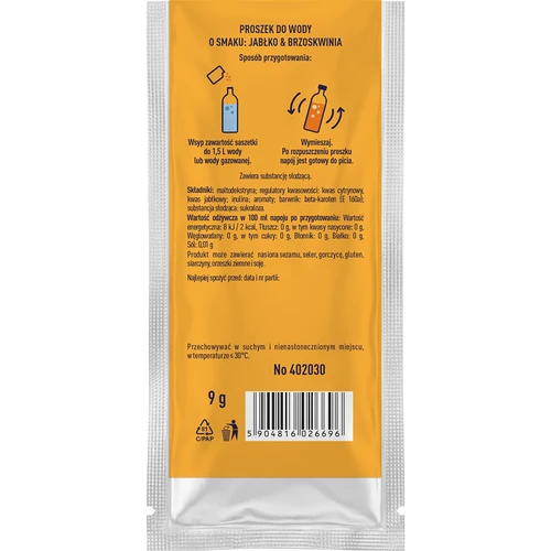 Vsypto με γεύση Μήλο-Ροδάκινο, 9 g - 3