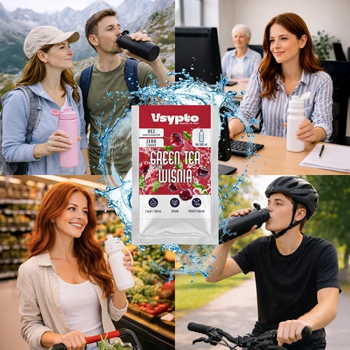 VSYPTO με γεύση Πράσινο Τσάι & Βύσσινο, 3g - 7