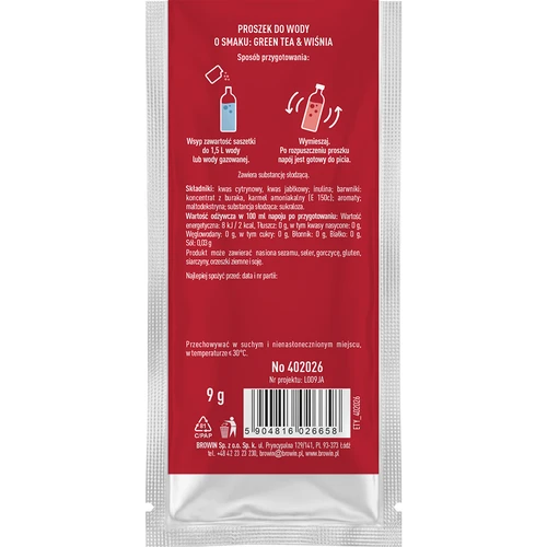 VSYPTO με γεύση Πράσινο Τσάι & Κεράσι, 9 g - 3