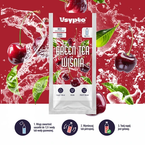 VSYPTO με γεύση Πράσινο Τσάι & Κεράσι, 9 g - 5