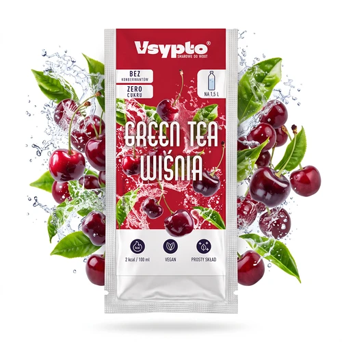 VSYPTO με γεύση Πράσινο Τσάι & Κεράσι, 9 g
