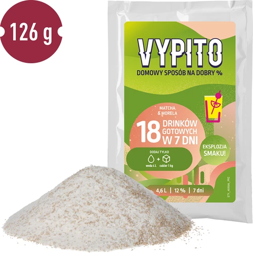VYPITO 12%, φακελάκι για 18 ποτά - Μάτσα-Βερίκοκο, 126g - 3
