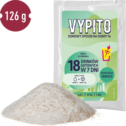 VYPITO 12%, φακελάκι για 18 ποτά – Μέντα-Λάιμ, 126g - 3