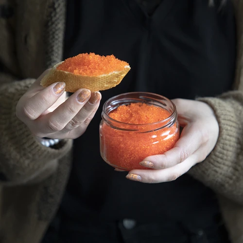 Χαμηλό βάζο 200 ml - με χρυσό καπάκι fi 82/6, 6 τεμ. - 6